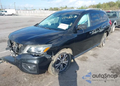 2018 Nissan Pathfinder S from USA, damaged, VIN 5N1DR2MNXJC606281